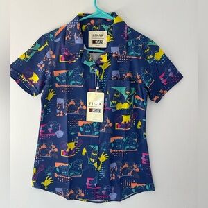 RSVLTS PIXAR Graphic Button Down Shirt XS